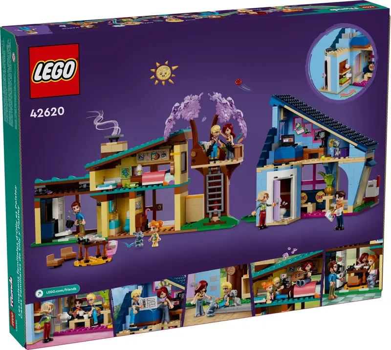LEGO 42620 Dom rodzinny Olly’ego i Paisley zdjęcie 3
