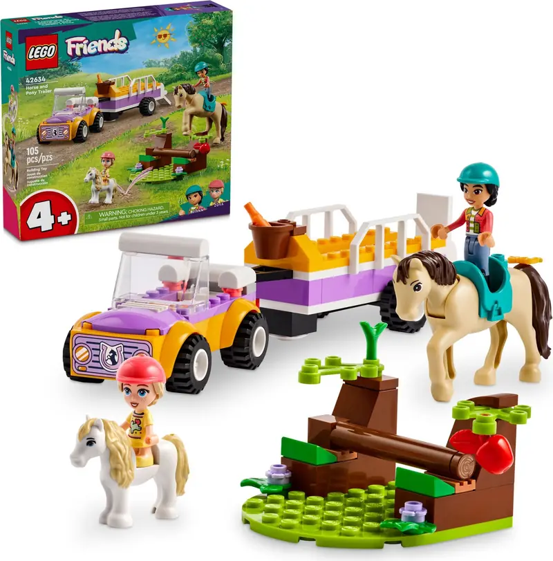 LEGO 42634 Przyczepka dla konia i kucyka zdjęcie 2