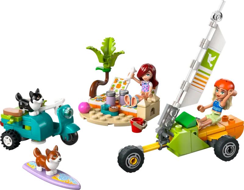 LEGO 42641 Przygoda z surfującymi psami i skuterem