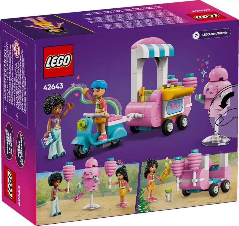 LEGO 42643 Stoisko z watą cukrową i skuter zdjęcie 2