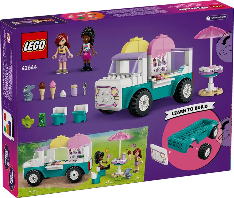 LEGO 42644 Furgonetka z lodami w mieście Heartlake zdjęcie 2