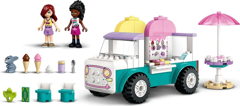 LEGO 42644 Furgonetka z lodami w mieście Heartlake zdjęcie 5