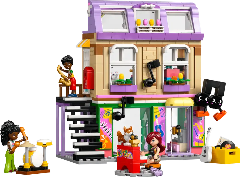 LEGO 42653 Sklep muzyczny i mieszkanie