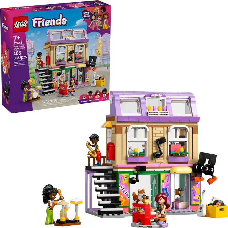 LEGO 42653 Sklep muzyczny i mieszkanie zdjęcie 2