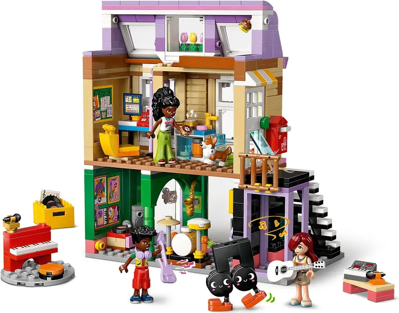 LEGO 42653 Sklep muzyczny i mieszkanie zdjęcie 4
