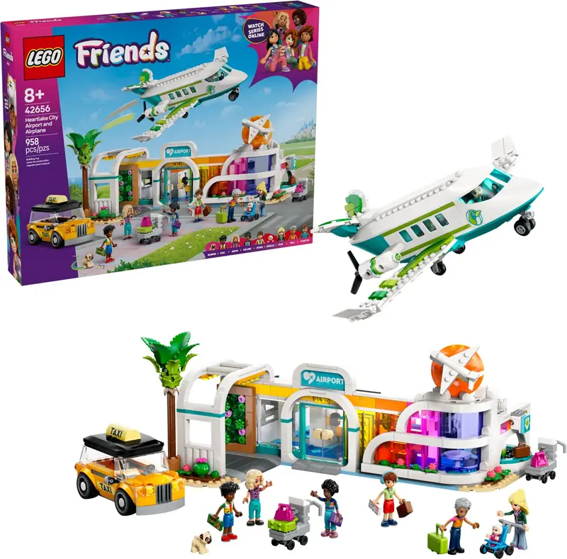 LEGO 42656 Samolot i lotnisko w mieście Heartlake zdjęcie 3