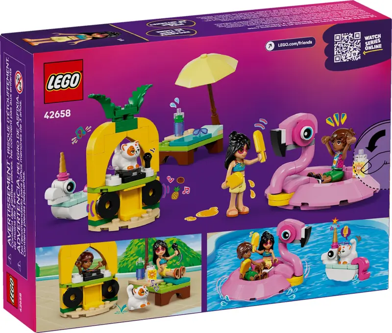 LEGO 42658 Impreza na basenie z jednorożcem i flamingiem zdjęcie 2