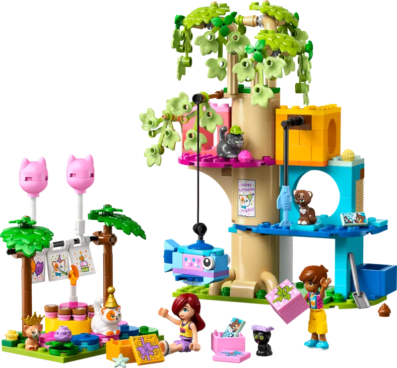 LEGO 42666 Kocie przyjęcie urodzinowe i domek na drzewie