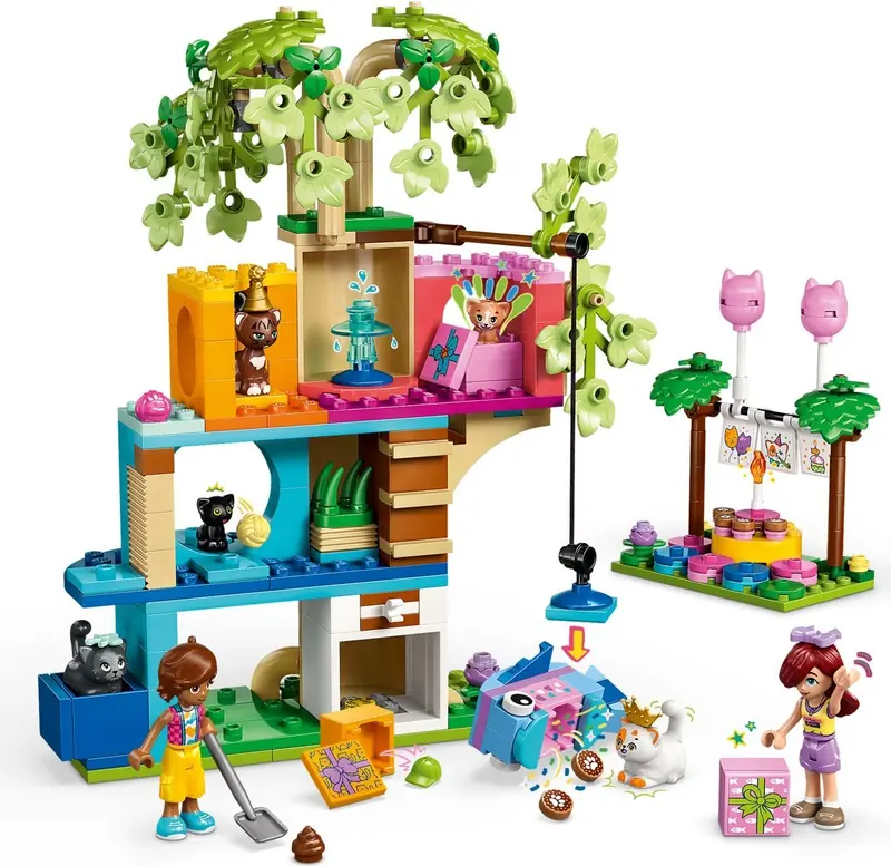 LEGO 42666 Kocie przyjęcie urodzinowe i domek na drzewie zdjęcie 4