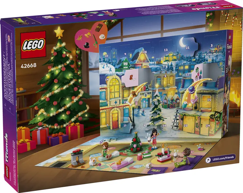 LEGO 42668 Friends Kalendarz adwentowy na 2025 rok zdjęcie 2