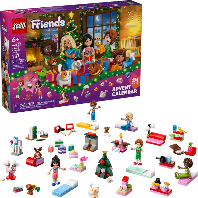 LEGO 42668 Friends Kalendarz adwentowy na 2025 rok zdjęcie 3