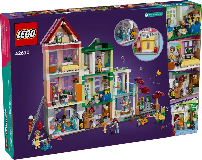 LEGO 42670 Mieszkania i sklepy w mieście Heartlake zdjęcie 4