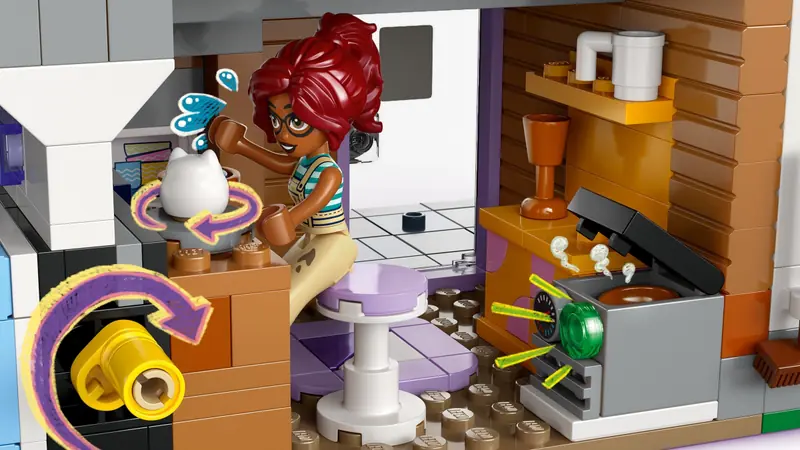 LEGO 42670 Mieszkania i sklepy w mieście Heartlake zdjęcie 9