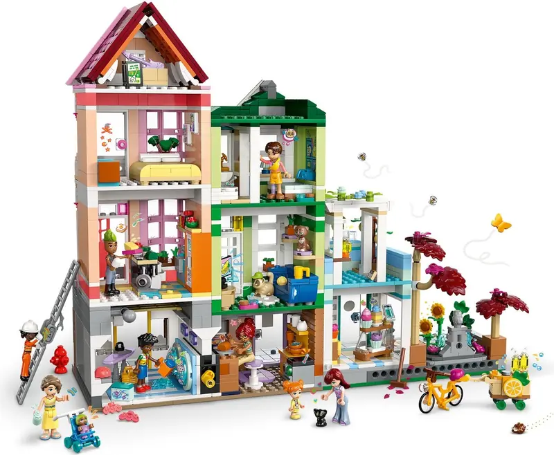 LEGO 42670 Mieszkania i sklepy w mieście Heartlake zdjęcie 3