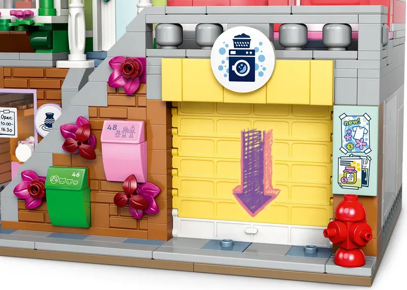 LEGO 42670 Mieszkania i sklepy w mieście Heartlake zdjęcie 7
