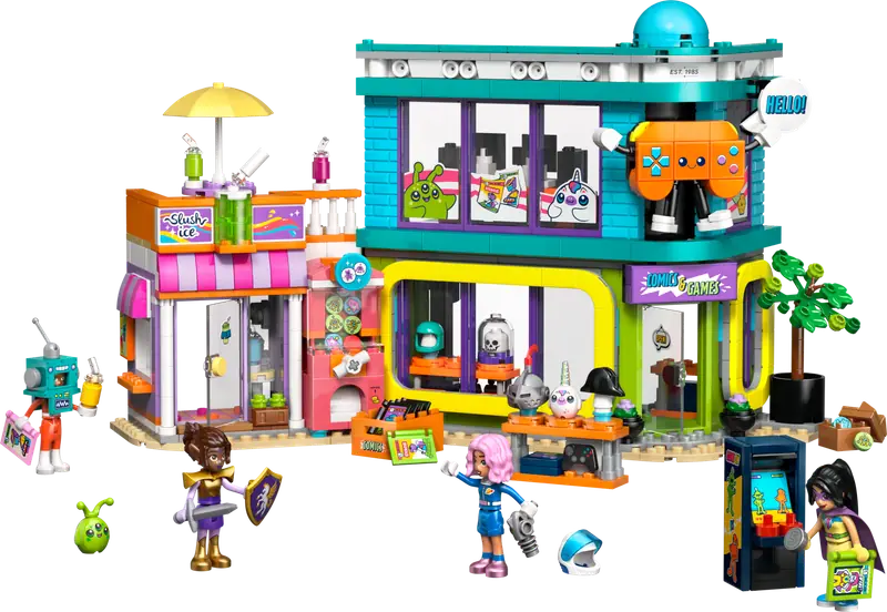 LEGO 42674 Sklep z grami i komiksami