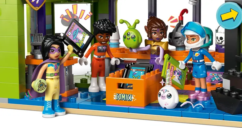 LEGO 42674 Sklep z grami i komiksami zdjęcie 9