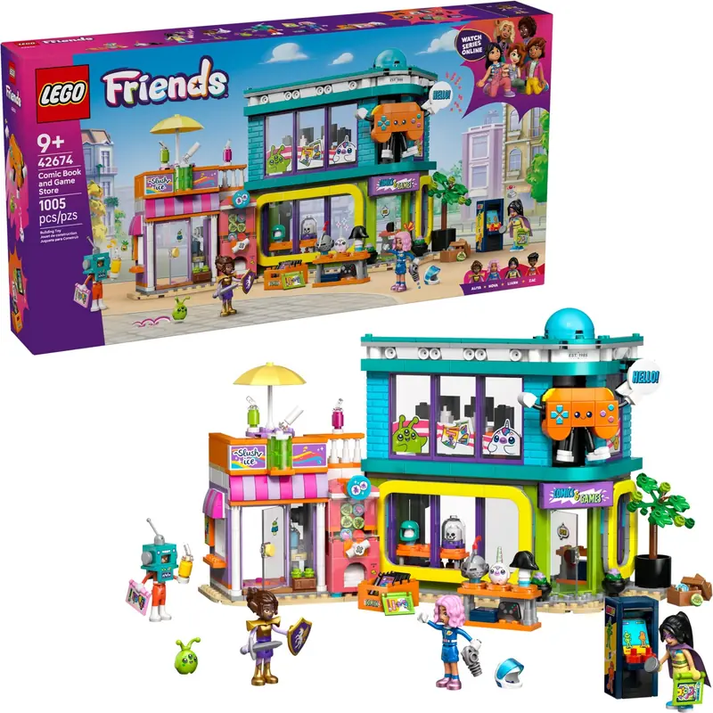 LEGO 42674 Sklep z grami i komiksami zdjęcie 4