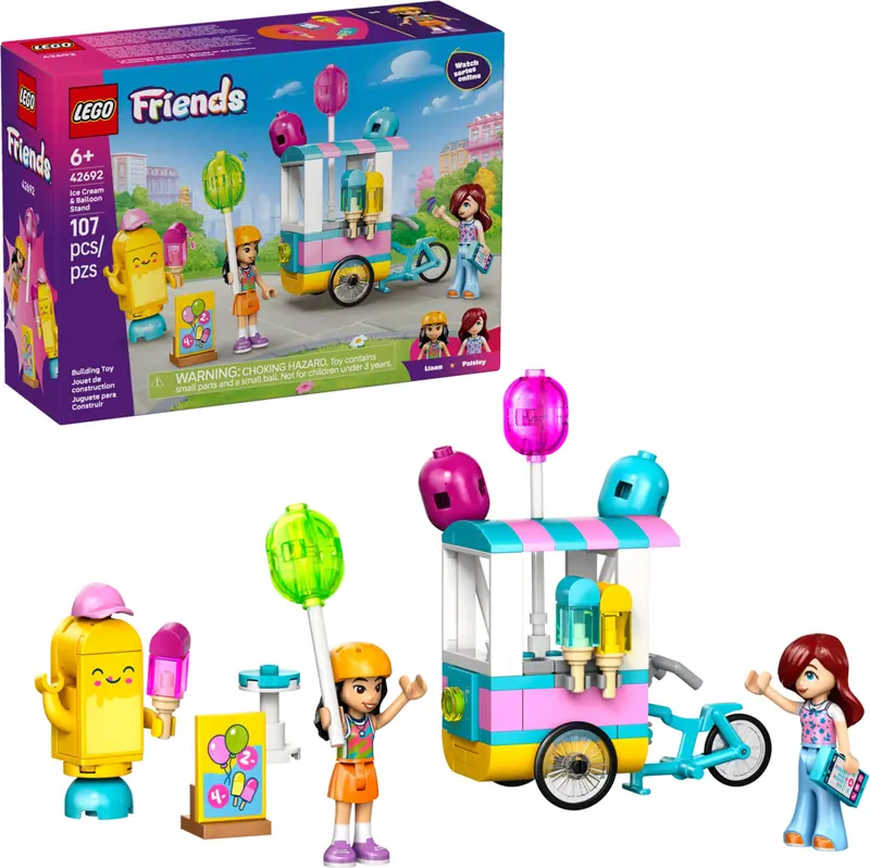 LEGO 42692 Stoisko z lodami i balonami zdjęcie 3