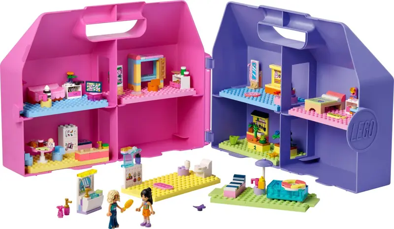 LEGO 42697 Kreatywna walizka z domkiem dla lalek zdjęcie 4