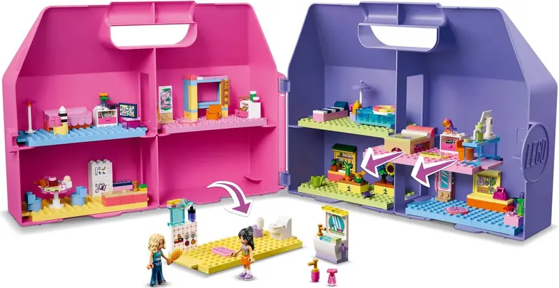 LEGO 42697 Kreatywna walizka z domkiem dla lalek zdjęcie 6