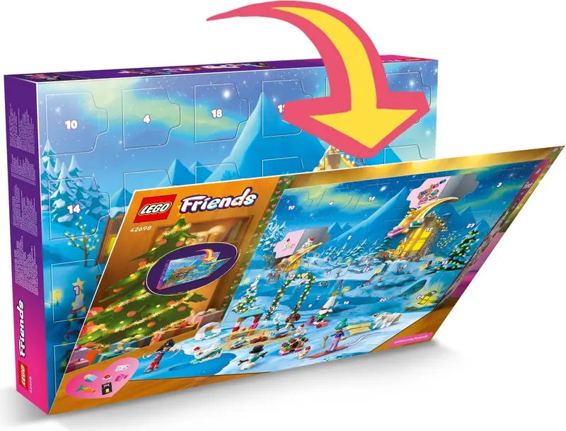LEGO 42698 Friends Kalendarz adwentowy na 2026 rok zdjęcie 2