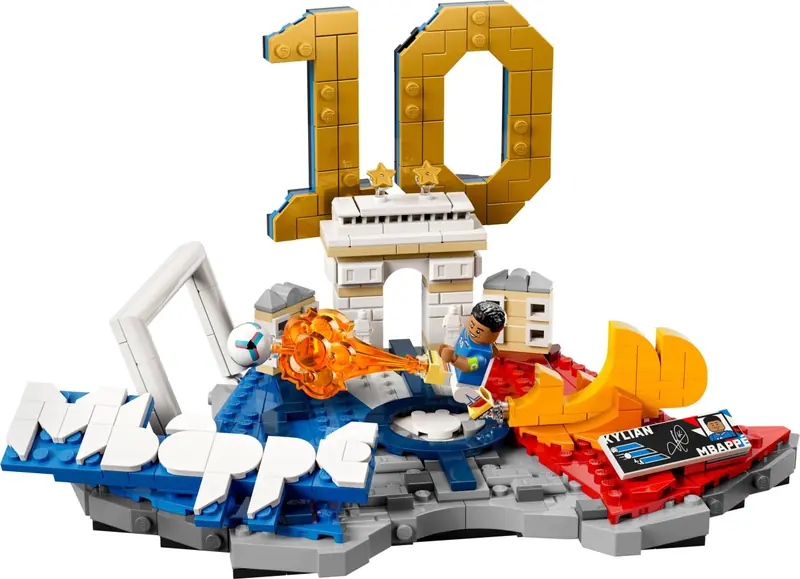 LEGO 43013 Kylian Mbappé - piłkarskie momenty