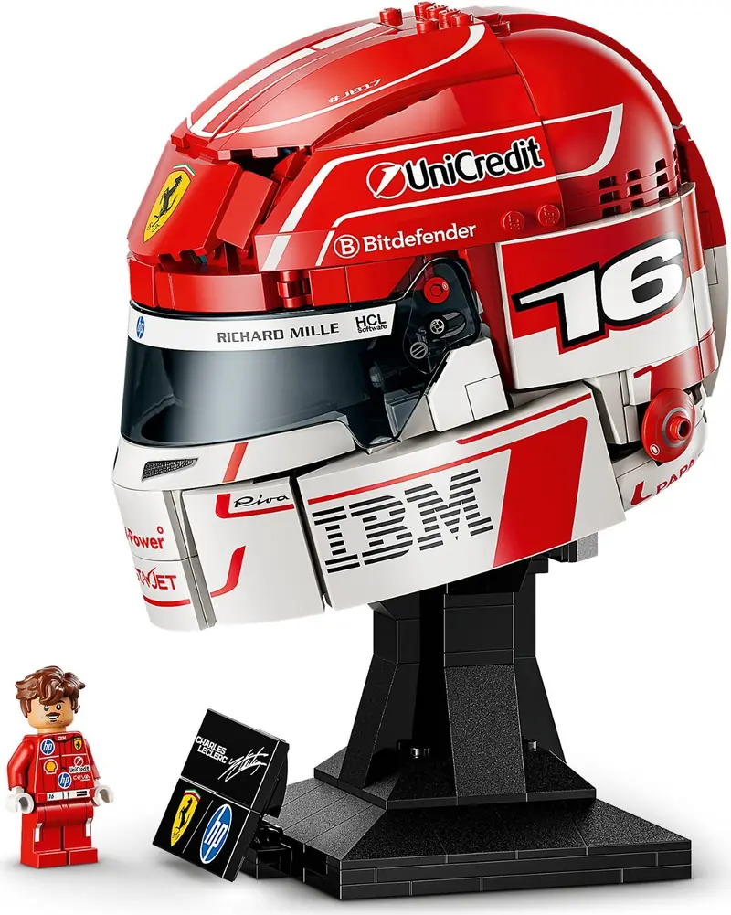 LEGO 43014 Kask Charles Leclerc Scuderia Ferrari HP zdjęcie 8