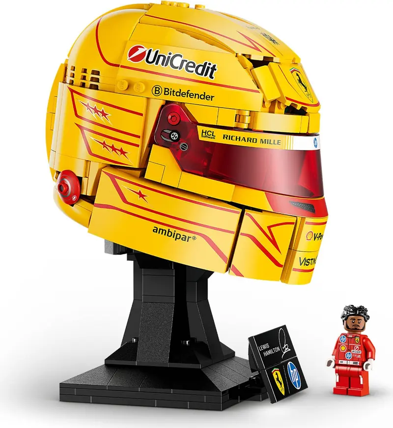 LEGO 43022 Kask Lewis Hamilton Scuderia Ferrari HP zdjęcie 5