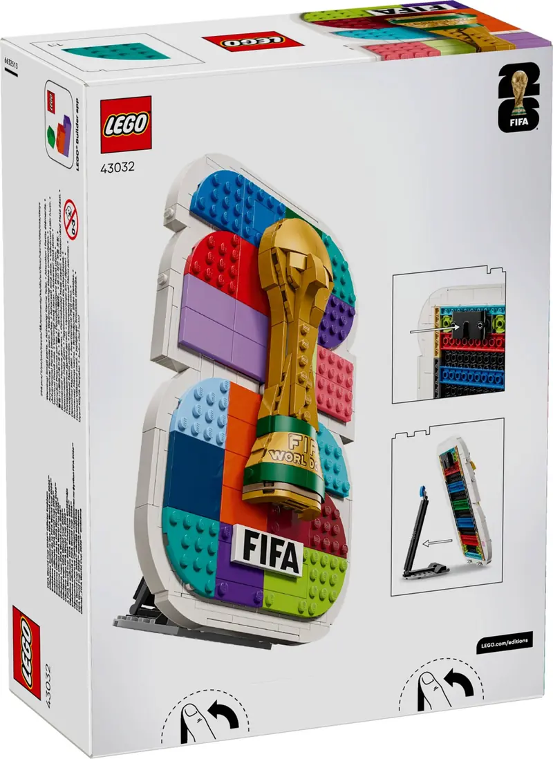 LEGO 43032 Oficjalne logo FIFA World Cup 2026 zdjęcie 2