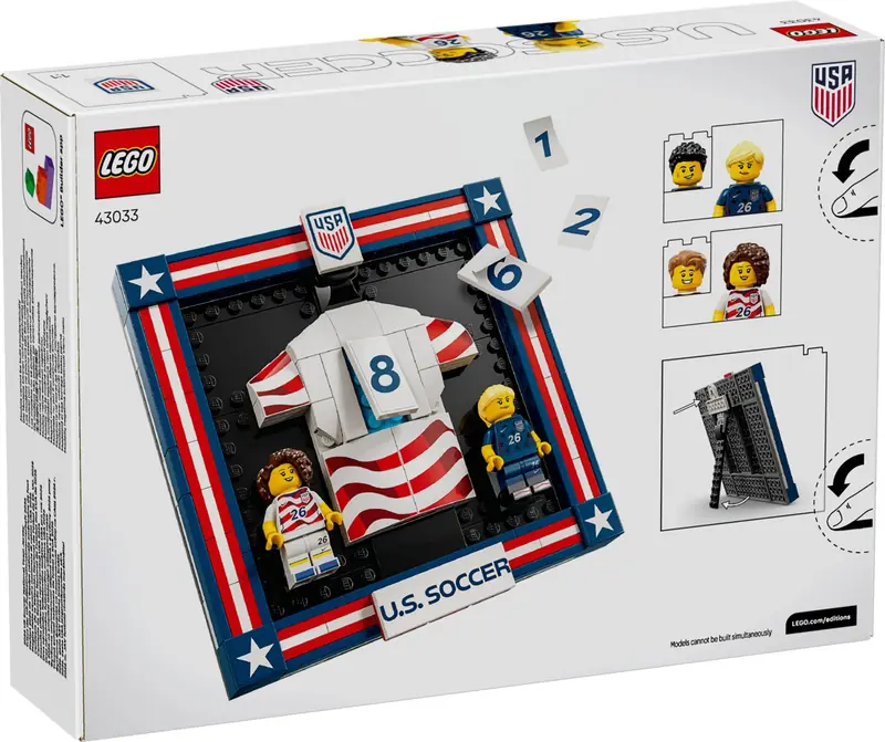 LEGO 43033 Koszulka piłkarska reprezentacji USA 2026 zdjęcie 7