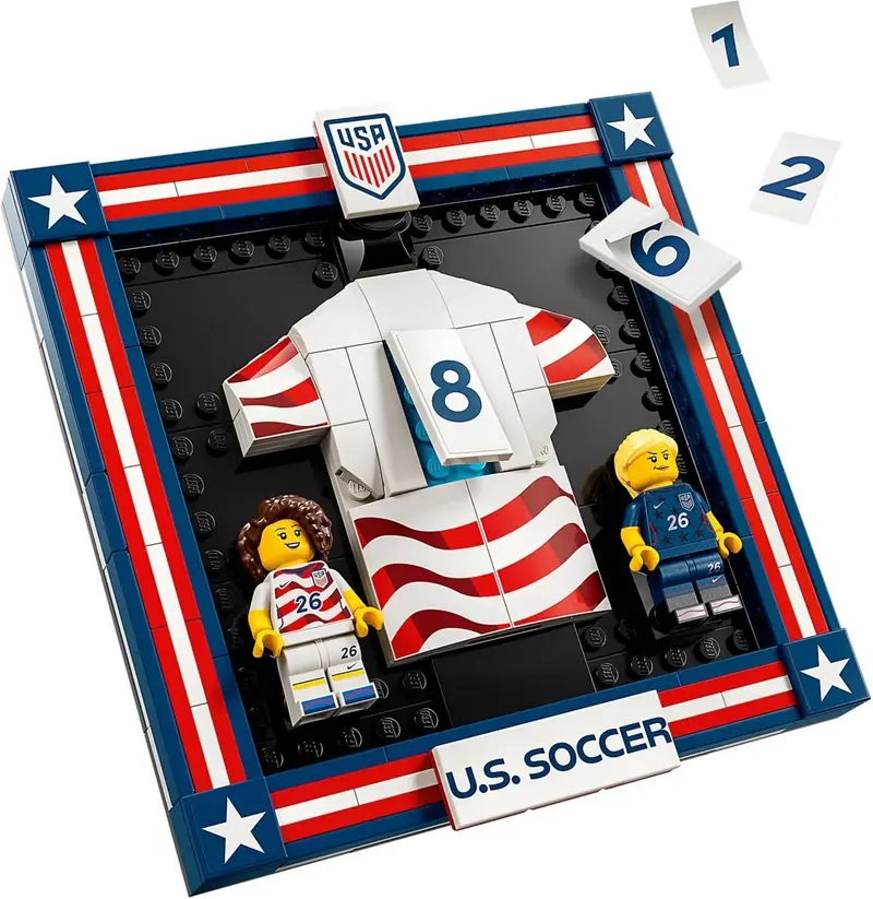 LEGO 43033 Koszulka piłkarska reprezentacji USA 2026 zdjęcie 6