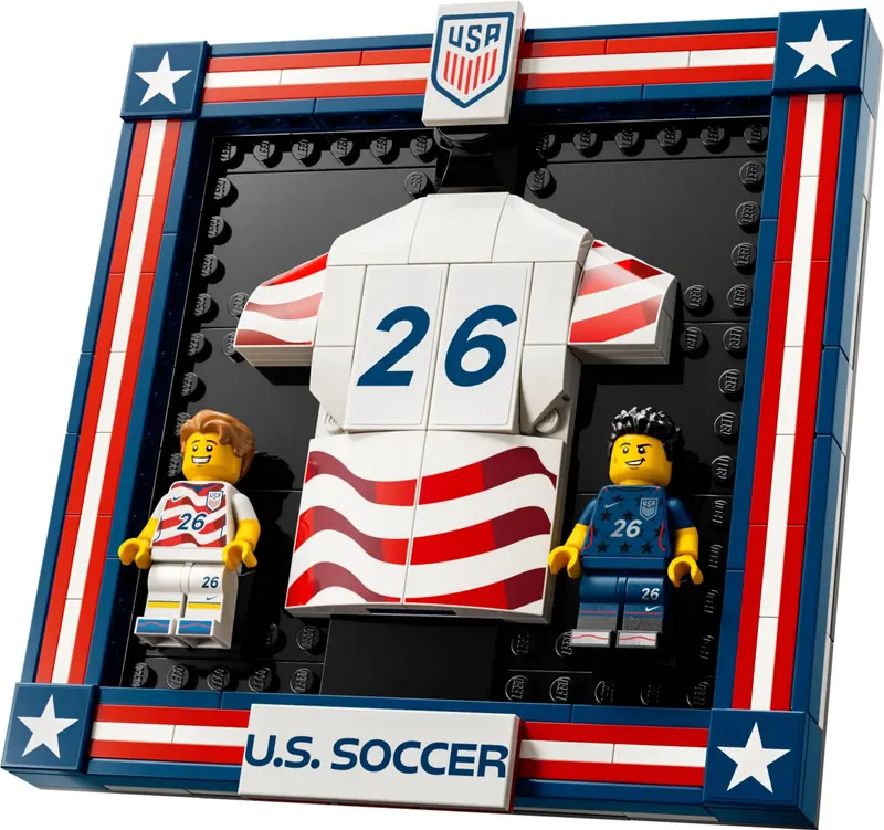 LEGO 43033 Koszulka piłkarska reprezentacji USA 2026 zdjęcie 2