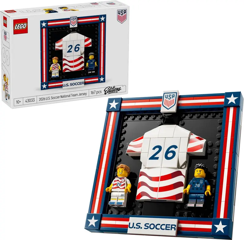 LEGO 43033 Koszulka piłkarska reprezentacji USA 2026 zdjęcie 3