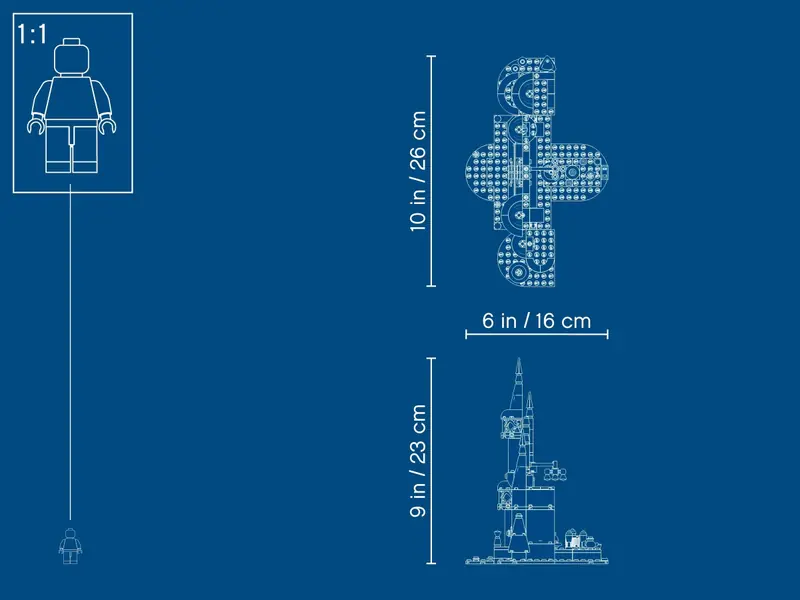 LEGO 43180 Zimowe święto w zamku Belli zdjęcie 10