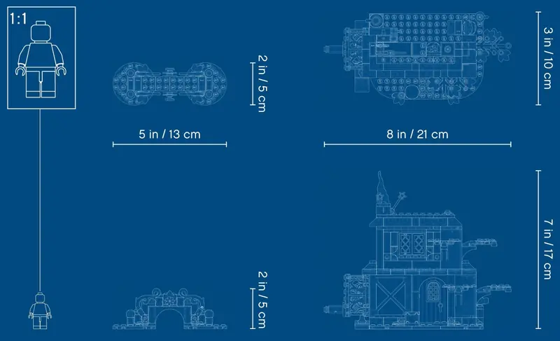 LEGO 43188 Leśna chatka Aurory zdjęcie 11
