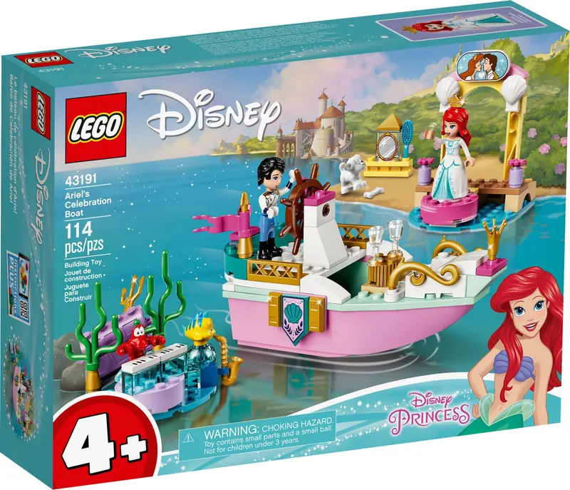 LEGO 43191 Świąteczna łódź Arielki zdjęcie 2