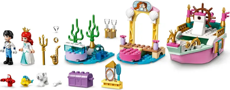 LEGO 43191 Świąteczna łódź Arielki zdjęcie 7