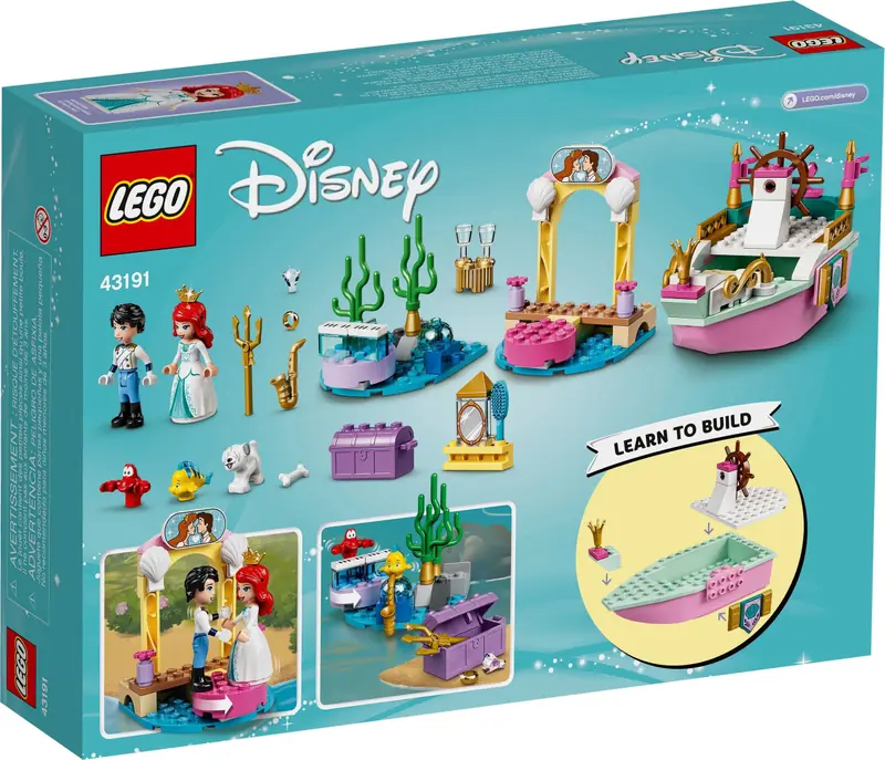 LEGO 43191 Świąteczna łódź Arielki zdjęcie 5
