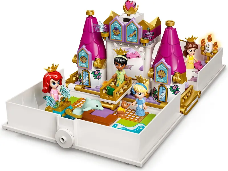 LEGO 43193 Książka z przygodami Arielki, Belli, Kopciuszka i Tiany zdjęcie 4