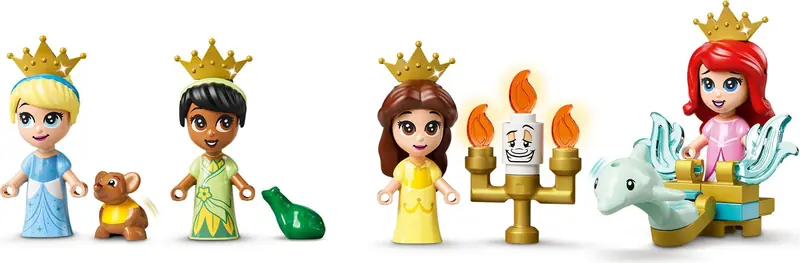 LEGO 43193 Książka z przygodami Arielki, Belli, Kopciuszka i Tiany zdjęcie 5