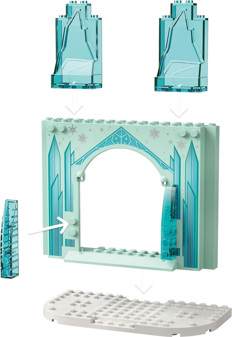 LEGO 43194 Lodowa kraina czarów Anny i Elzy zdjęcie 4