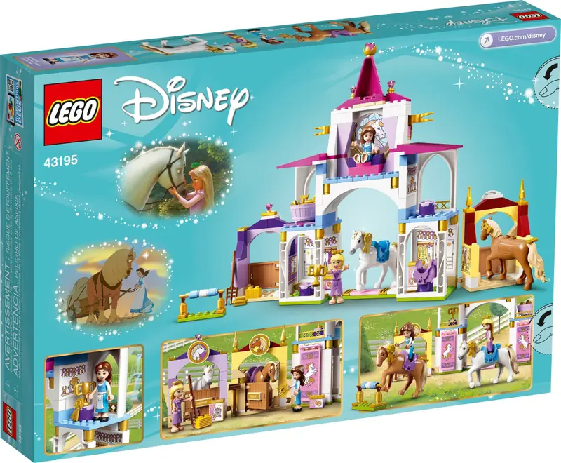 LEGO 43195 Królewskie stajnie Belli i Roszpunki zdjęcie 5