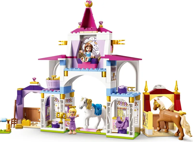 LEGO 43195 Królewskie stajnie Belli i Roszpunki zdjęcie 4