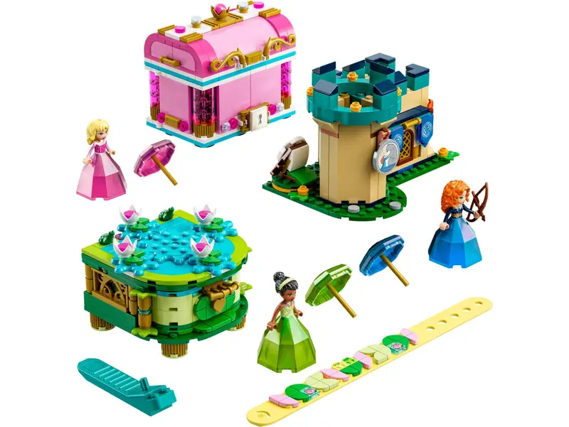 LEGO 43203 Zaklęte twory Aurory, Meridy i Tiany