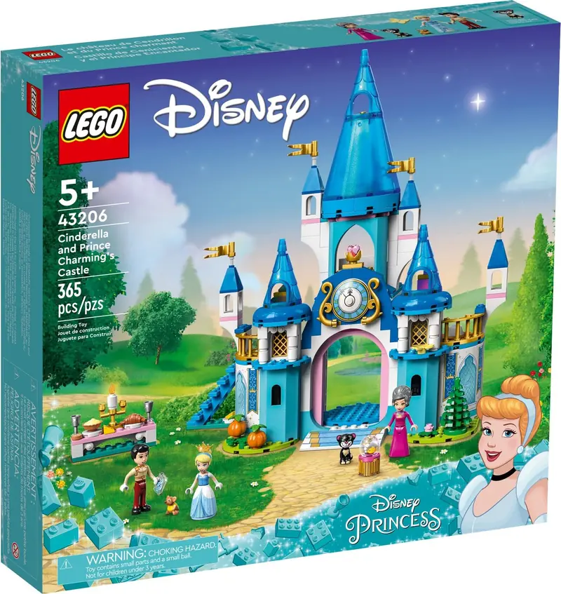 LEGO 43206 Zamek Kopciuszka i Księcia z bajki zdjęcie 3