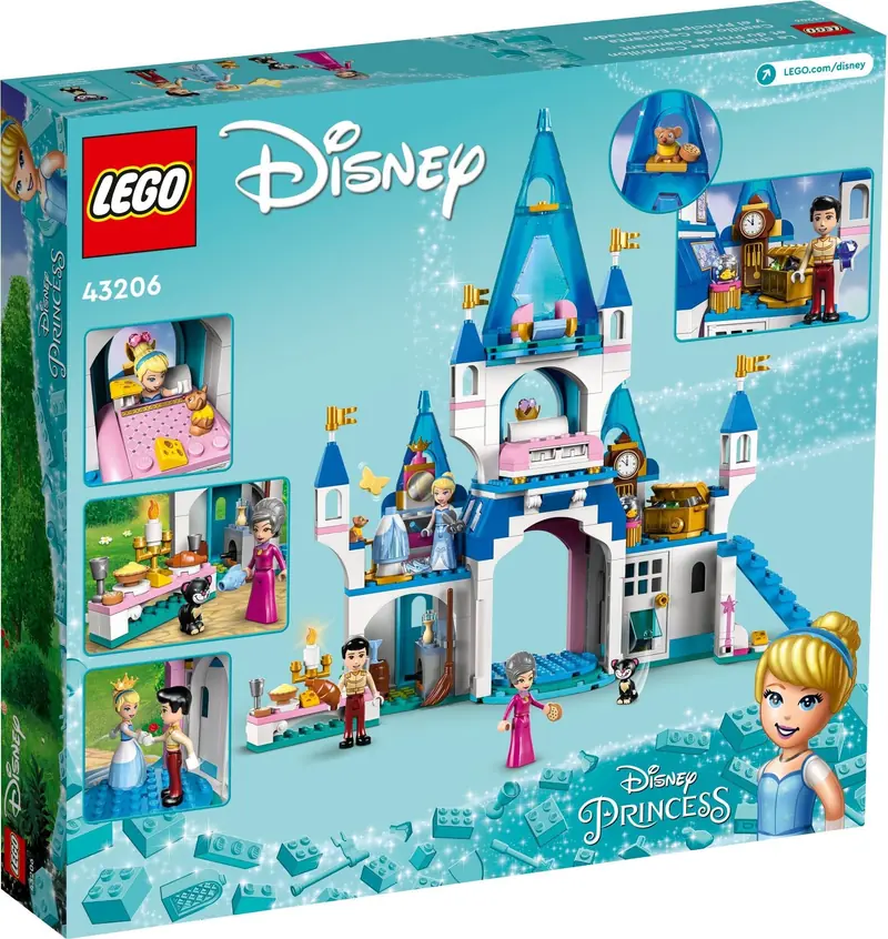 LEGO 43206 Zamek Kopciuszka i Księcia z bajki zdjęcie 2