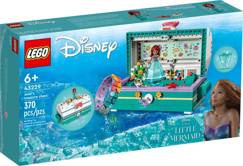 LEGO 43229 Skrzynia ze skarbami Arielki zdjęcie 2