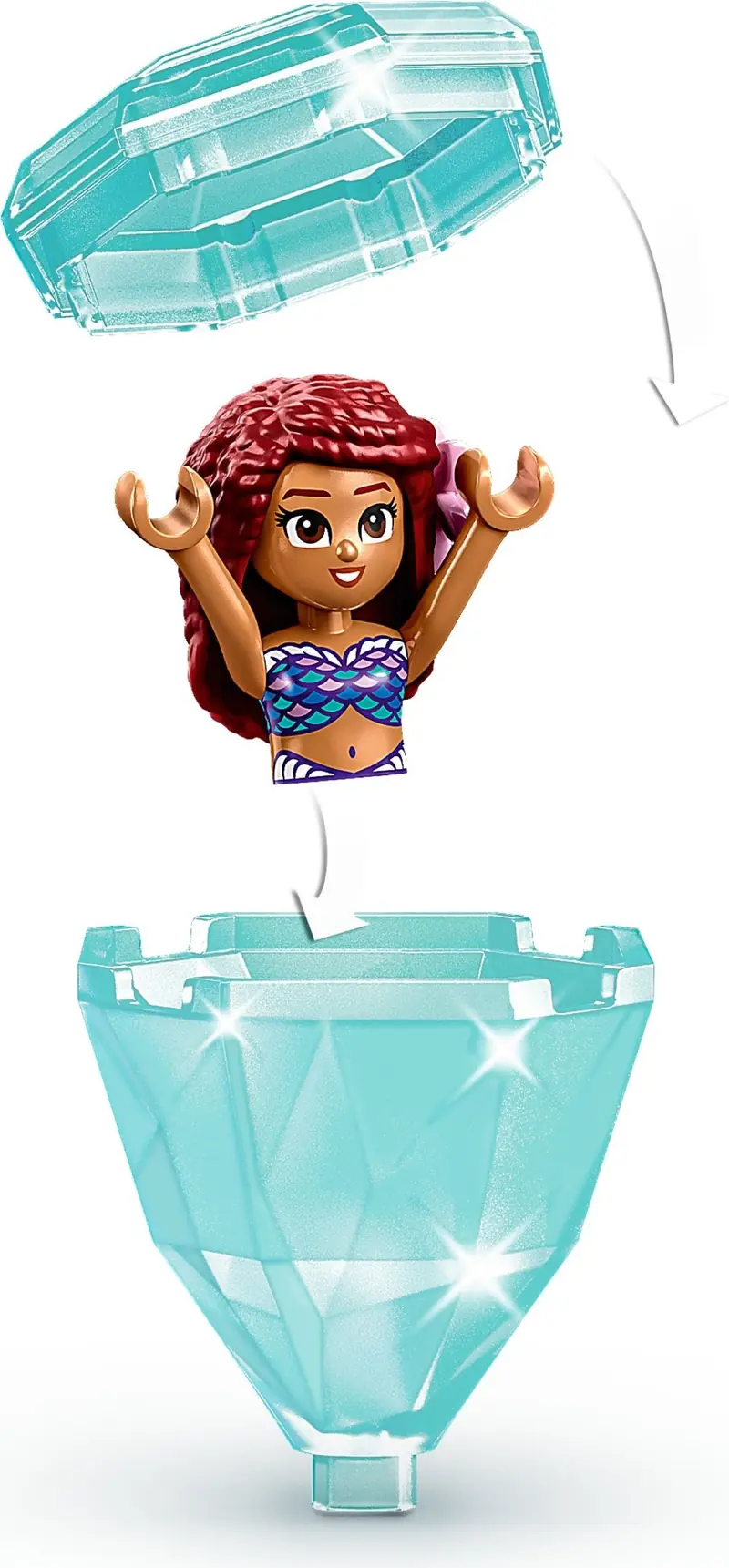 LEGO 43229 Skrzynia ze skarbami Arielki zdjęcie 4
