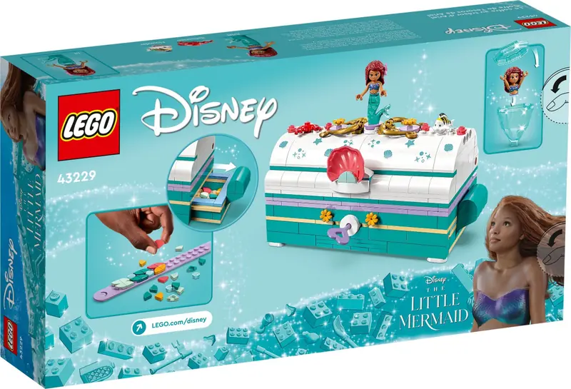 LEGO 43229 Skrzynia ze skarbami Arielki zdjęcie 6